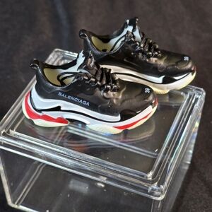 Balenciaga Kids Black Sneakers